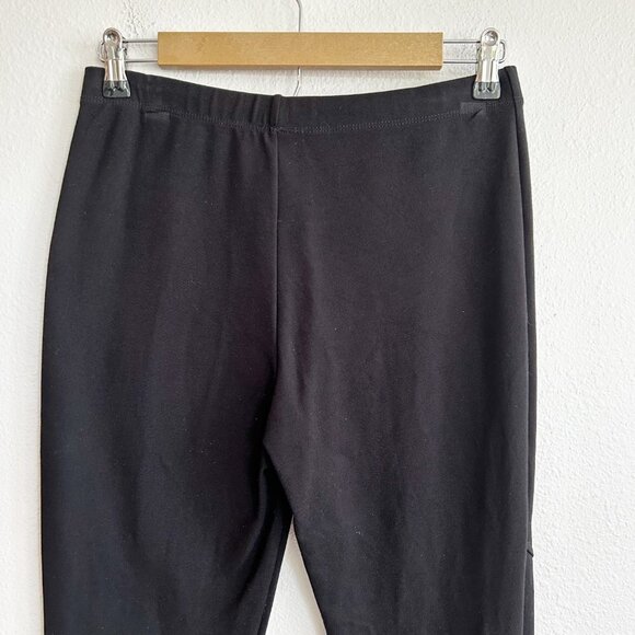 Clara Sun Woo Black Ponte Slim Ankle Pull On Pants - Picture 5 of 8